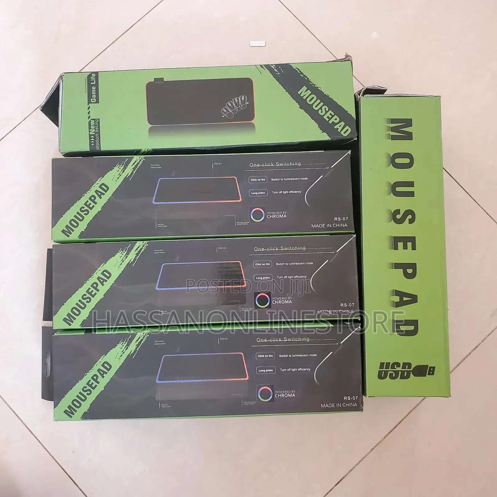Rs-07 RGB Mousepad Powered by Chroma via Usb
