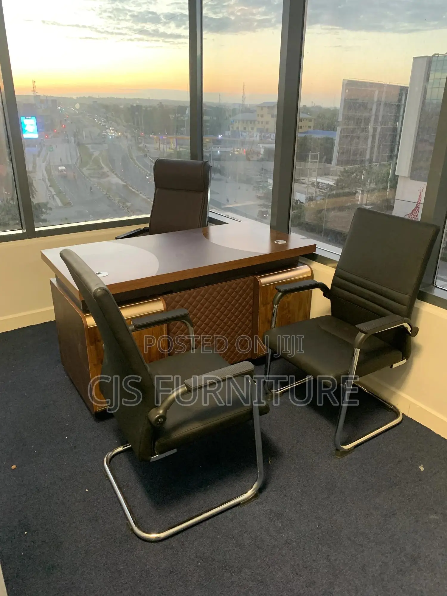 Office Table Office Chairs Set