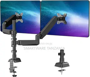 Dual Monitor Stand for 17-27 Inch Desktop Mounting Bracket