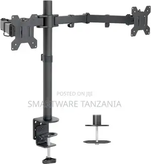 Double Monitor Desk Stand | Heavy Duty Fully Adjustable Arms