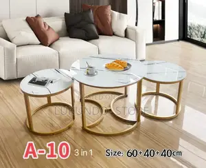 Simple Cofee Table 3pcs Juu Kioo
