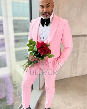 Pink Men's Suits | Suti Za Kiume