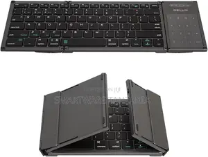 Wireless Bluetooth Folding Keyboard With 2-in-1 Touchpad