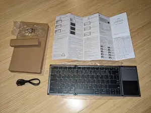 Folding Bluetooth Keyboard/Trackpad For Android/Ios/Windows