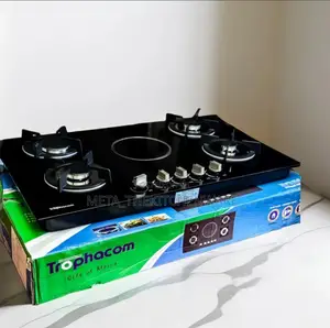 Trophacom Built in 4gas Plates and 1 Electric Hob