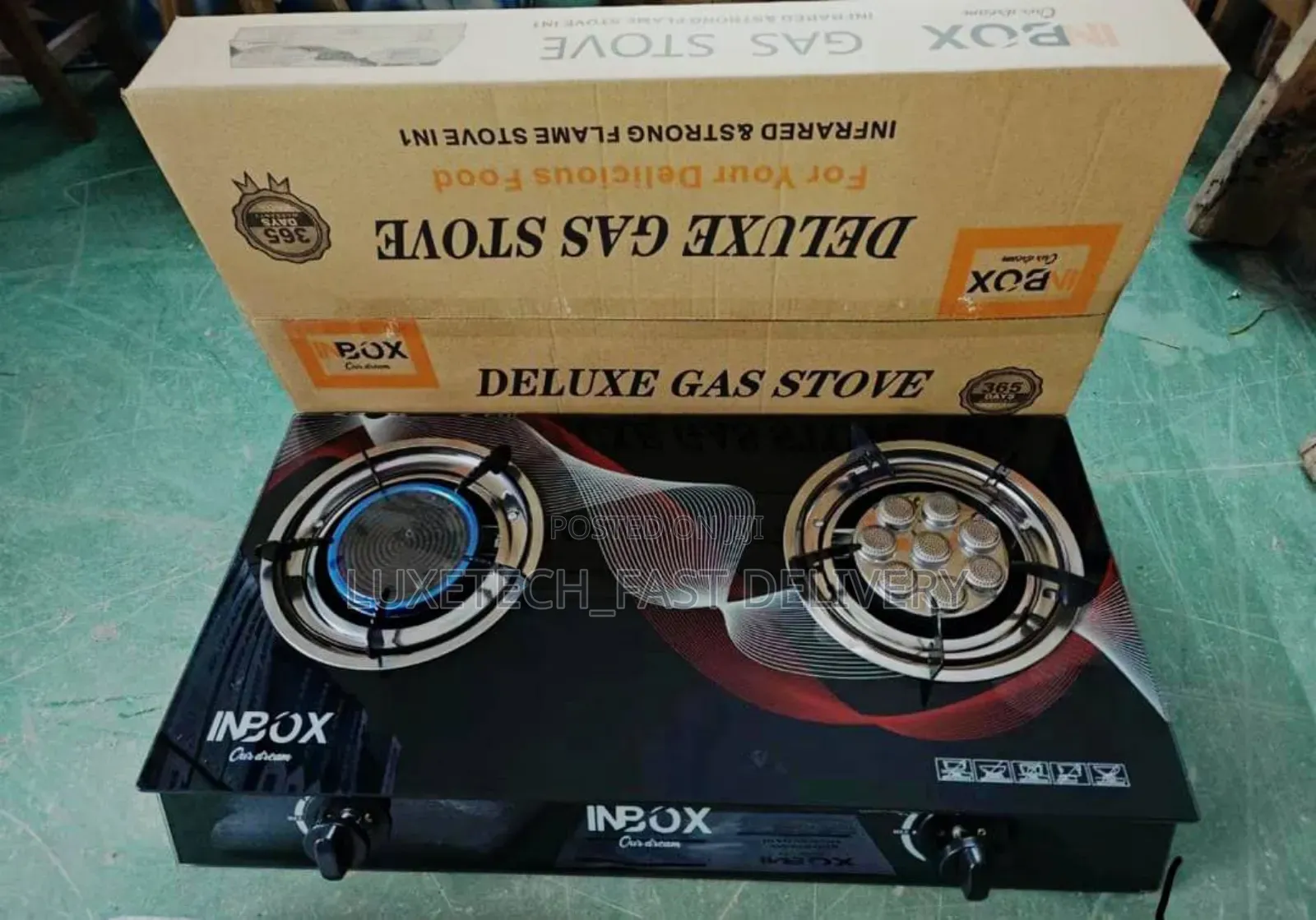 Inbox Gas Stove 2 Burners | Jiko LA Gesi | Gas Cooker