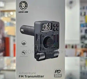 Green Lion GNADFMBTTMGN 30wpd Car Charger Bluetooth FM