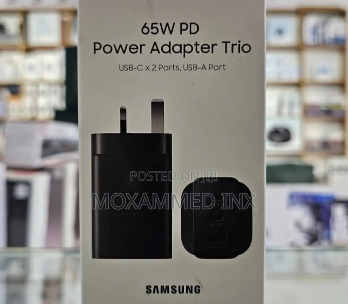 OG Samsung 65w PD Adapter Trio