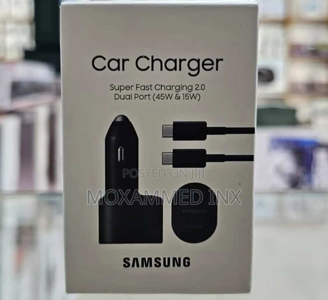 OG Samsung Car Charger Dual Port 45w USBC and 15w USBA
