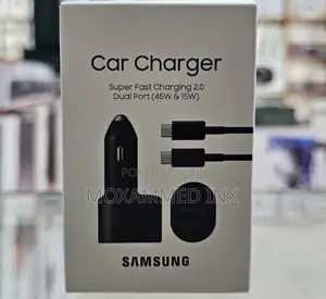 OG Samsung Car Charger Dual Port 45w USBC and 15w USBA