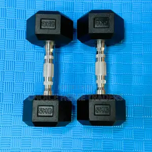 Hexon Rubber Dumbell 5kg(Pairs)