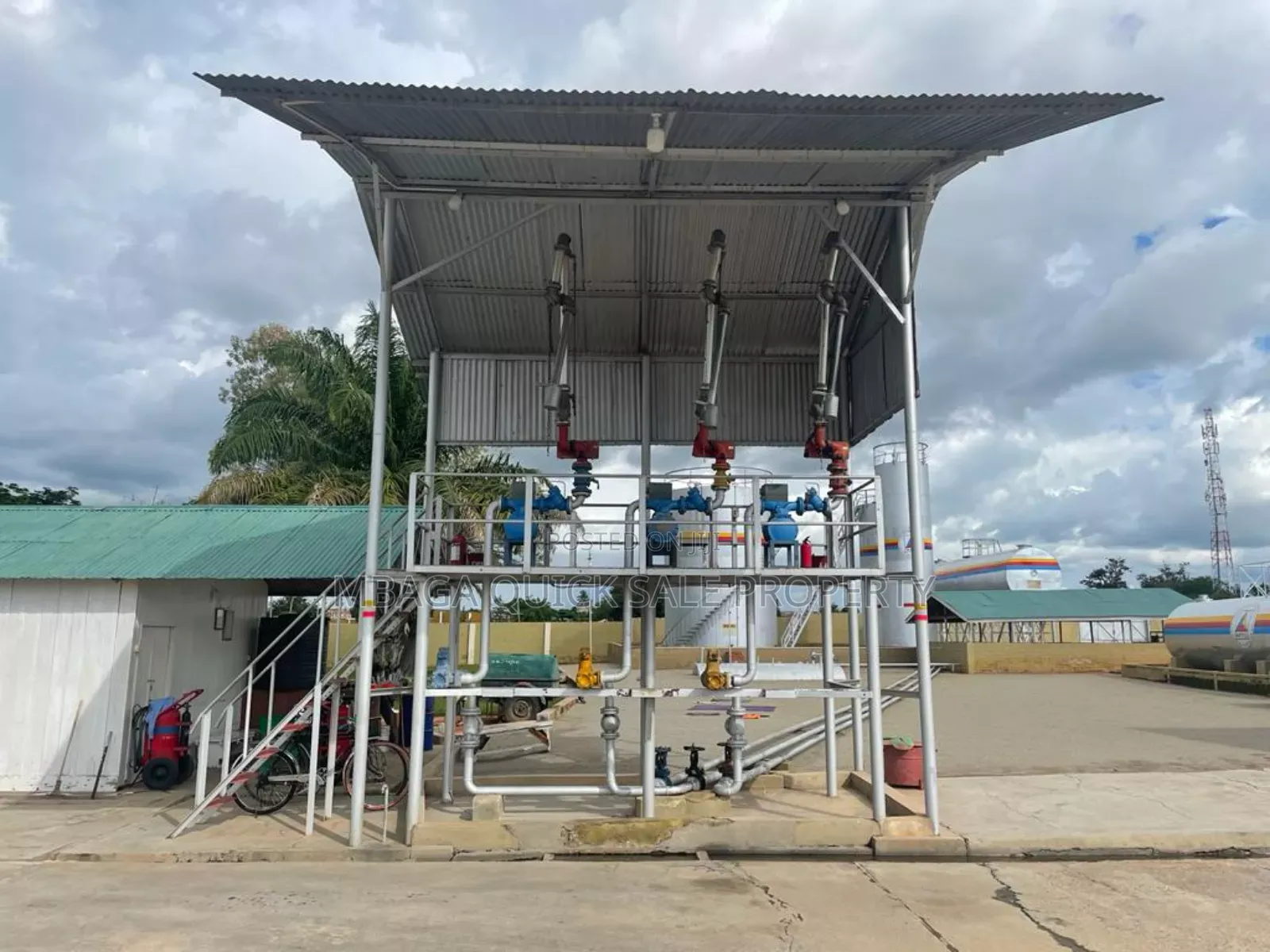 Oil Deport With 8 Tank for Sale at Tabora Town