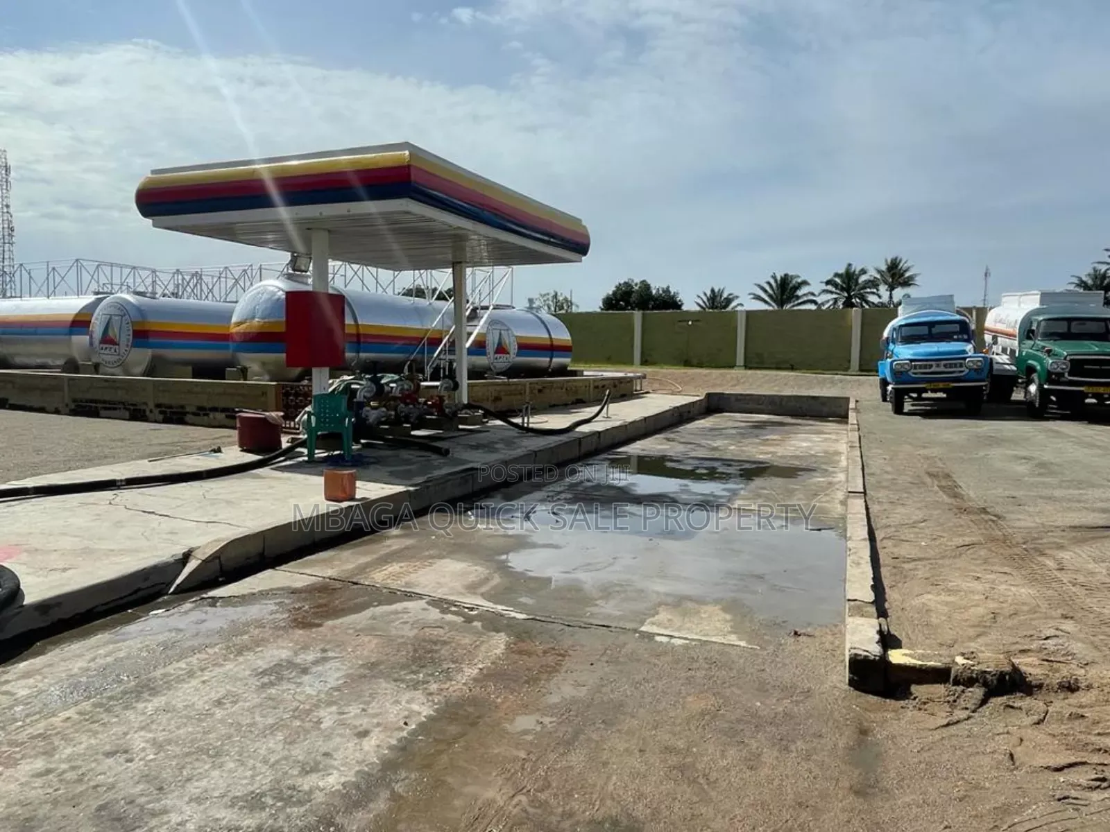Oil Deport With 8 Tank for Sale at Tabora Town