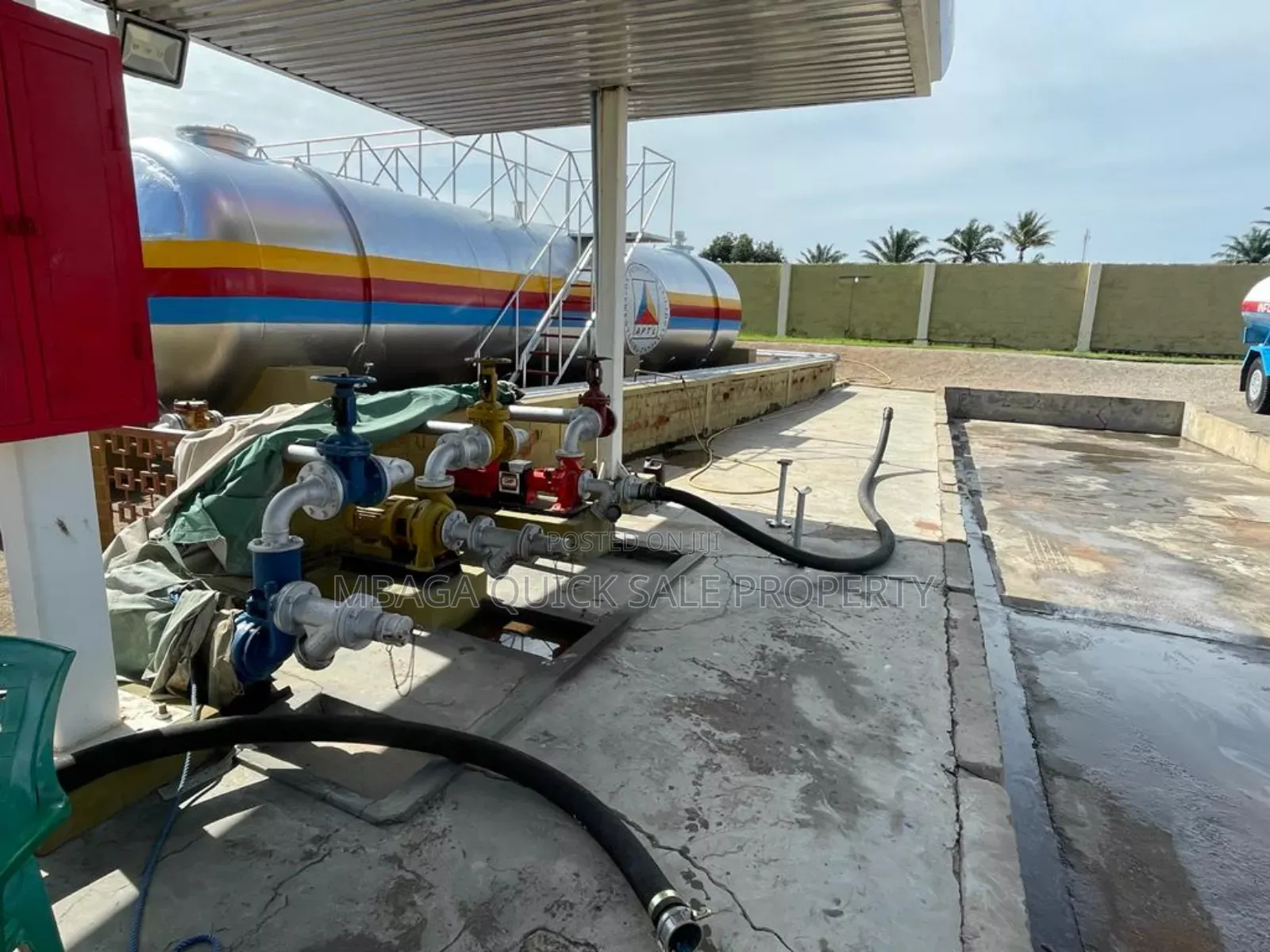 Oil Deport With 8 Tank for Sale at Tabora Town