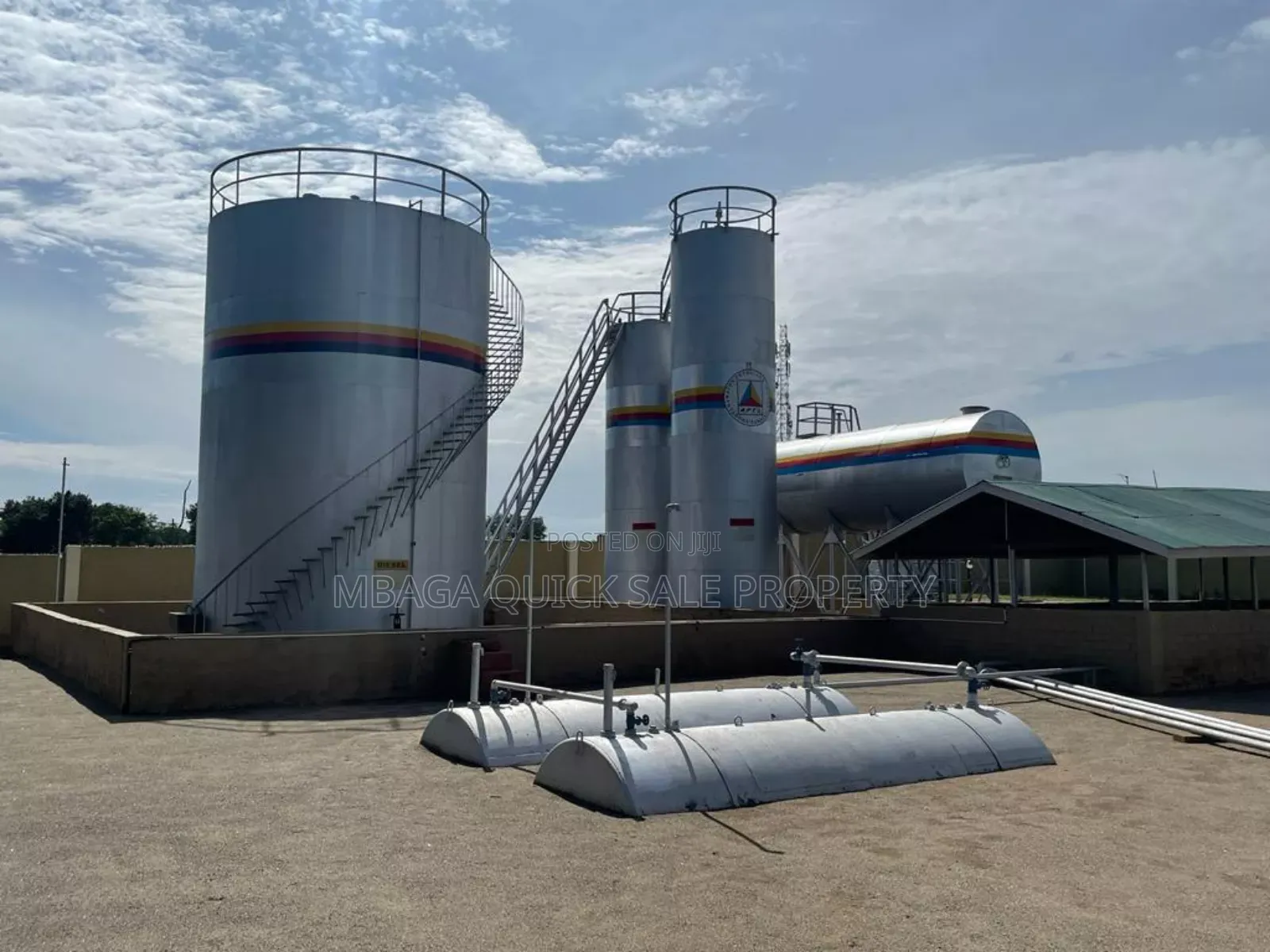 Oil Deport With 8 Tank for Sale at Tabora Town