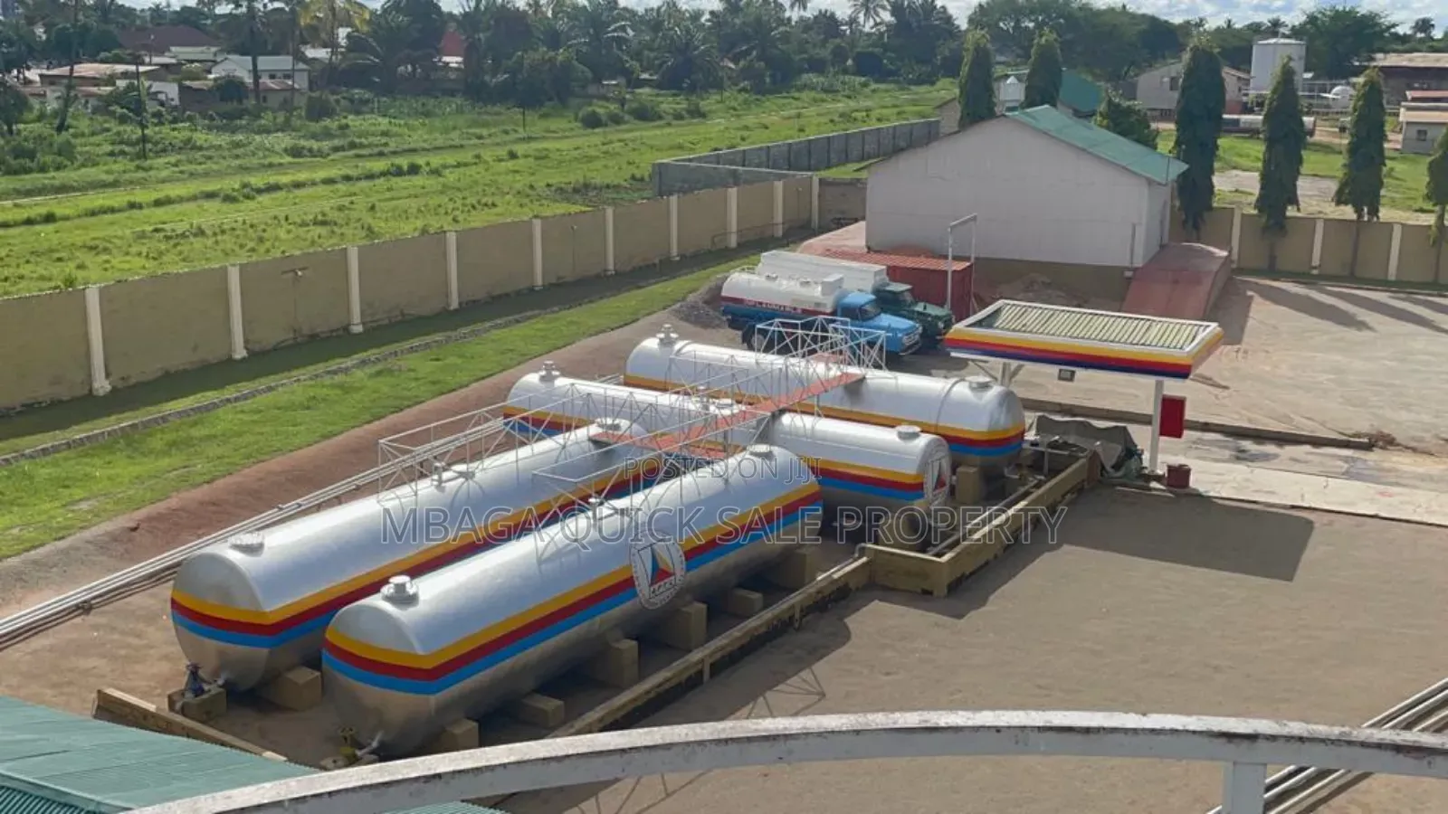Oil Deport With 8 Tank for Sale at Tabora Town