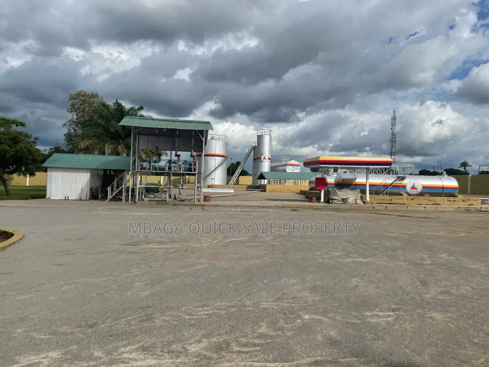 Oil Deport With 8 Tank for Sale at Tabora Town