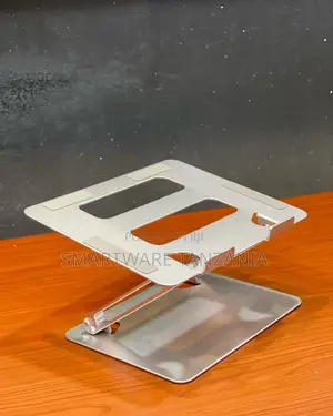 Silver Laptop Stand, Ergonomic Aluminum Computer Stand