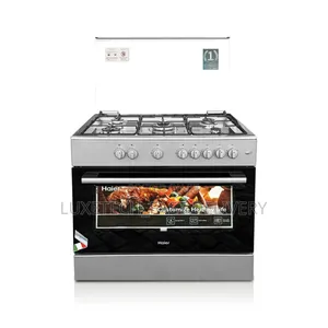 Haier 90x60cm 5 Burner Gas Cooker With Oven,Grill Rotisserie