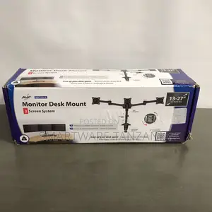Triple Monitor Desk Mount, Multi Position For 13-27" Screens