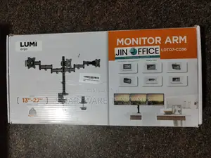 Triple Monitor Stand With 13-27 Inch Monitor Support