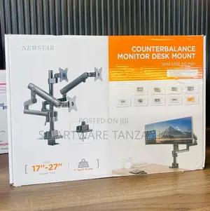 Triple Monitor Stand For 13-27" Screens Three Screen Monitor