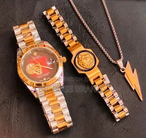 Rolex Set, Watch ,Bracelet, Chain