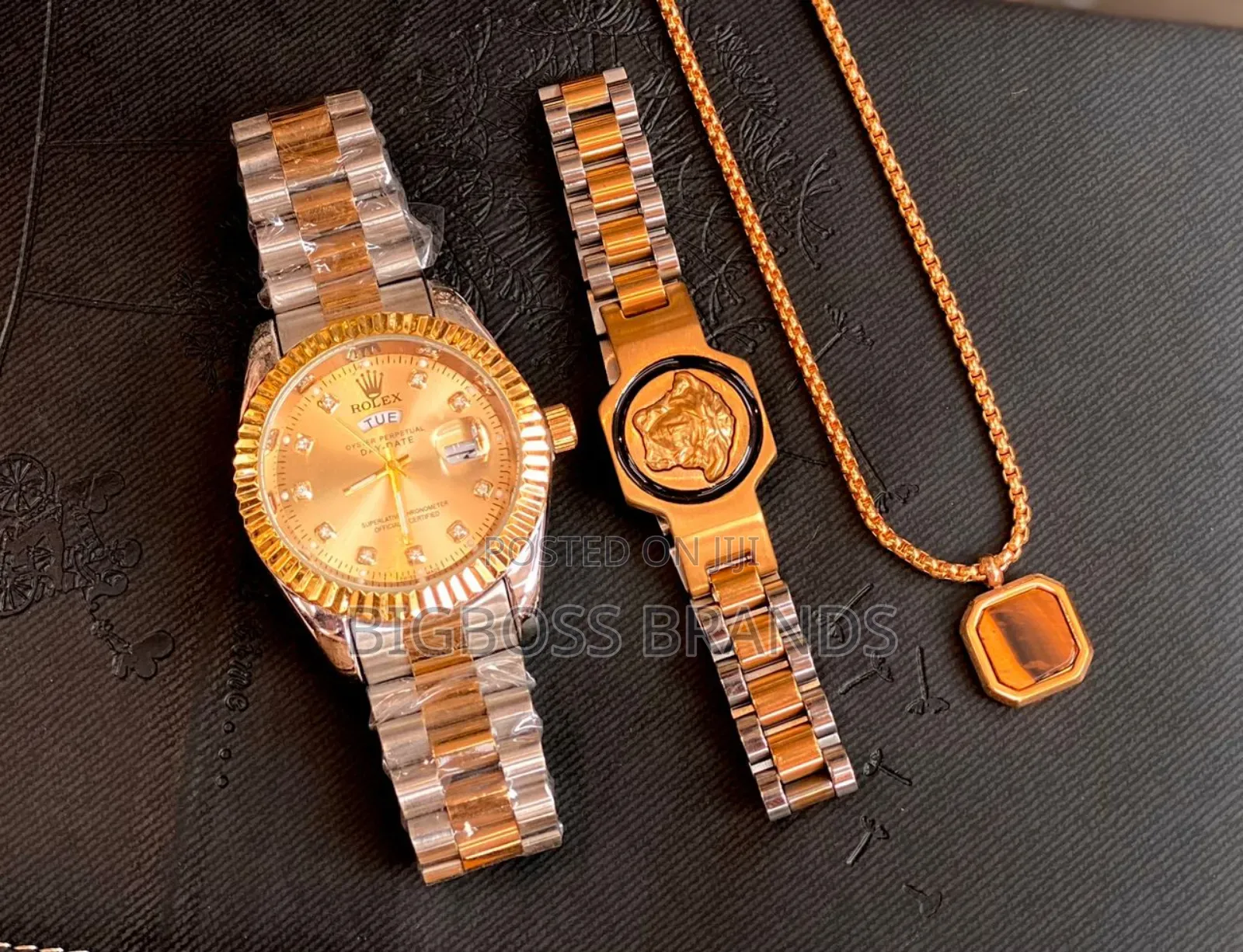 Rolex Set, Watch ,Bracelet, Chain