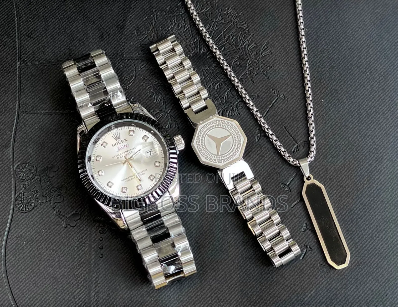 Rolex Set, Watch ,Bracelet, Chain