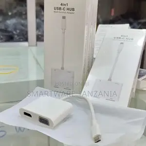 4-in-1 Type-c Adapter – (Type-c To HDMI/VGA/USB/PD)