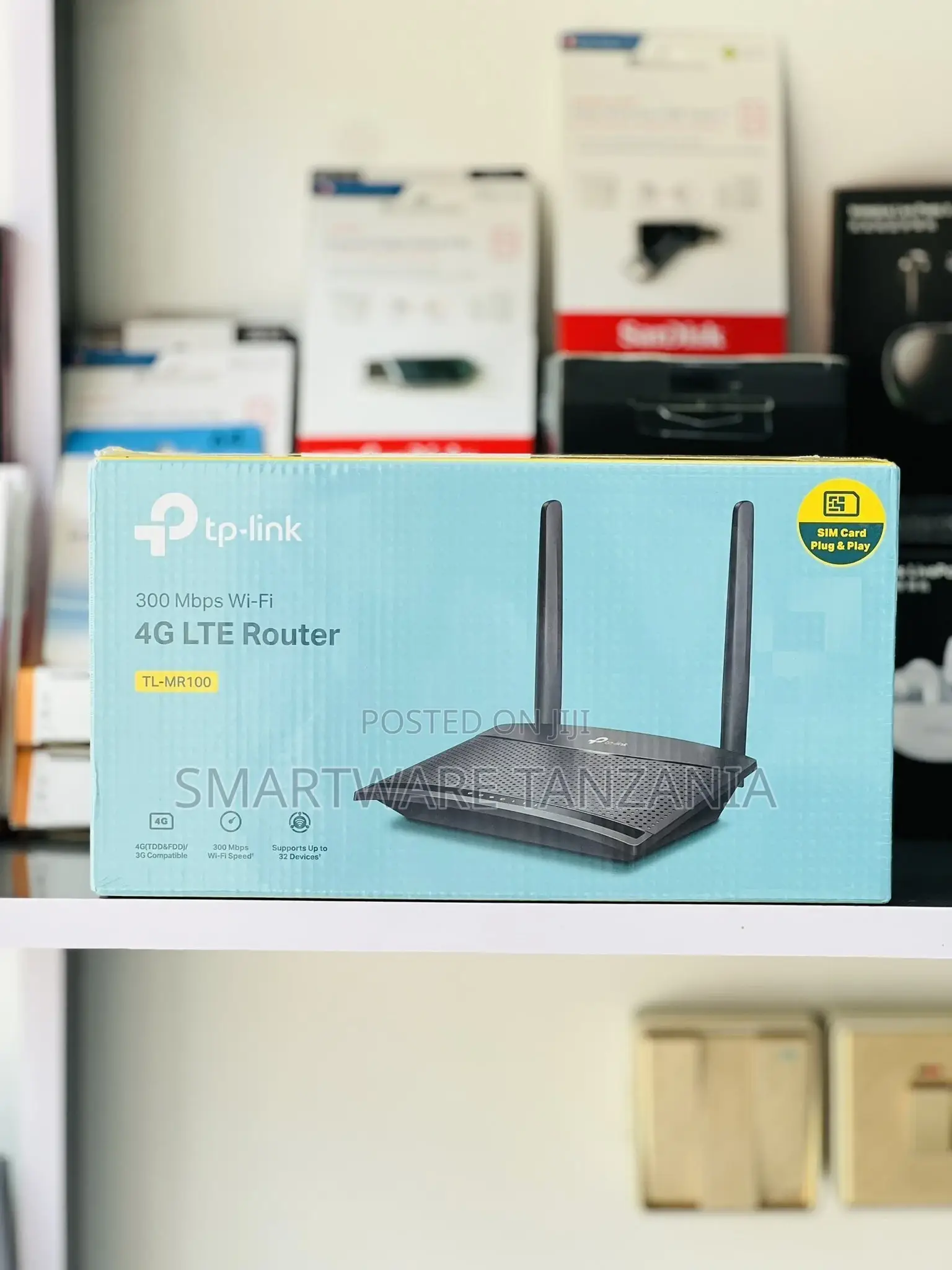 Tp-link 4G LTE Router, SIM Card Slot Unlocked, WAN/LAN Port
