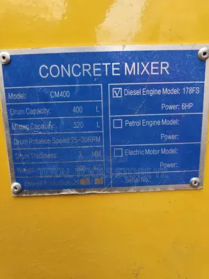 Lim Concret Mixer 400l
