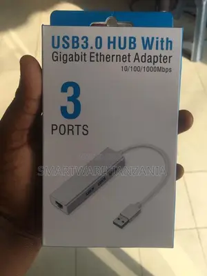 USB 3.0 To RJ45 Lan Network Card Ethernet Cable Adapter HUB