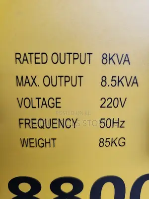 Osaka Gasoline Generator R8800D Model 8kva/Kw