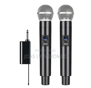 Wireless Microphone With Receiver ( 2 Microphone).