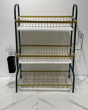 Dish Rack 3 Tier Dish Dry Rack Drying Drainer Kitchen Holder