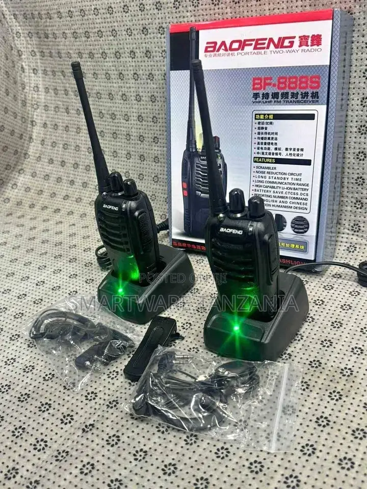 BF-888S Walkie Talkie Portable Two Way Radio UHF Band Walky