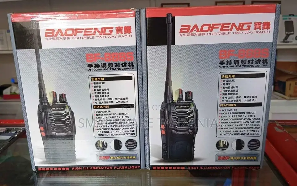 Walkie Talkie 2 Set 50 Mile Two Way Radio Charge Headset