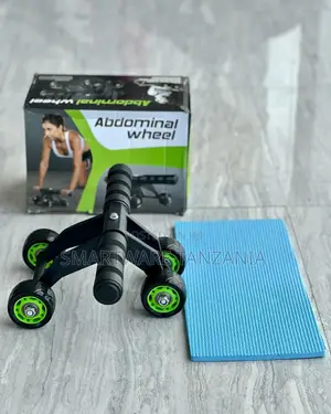 Automatic Double-wheel Abdominal Wheel Roller AB Trainer