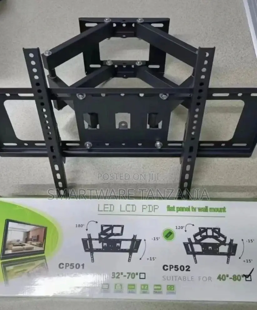 TV Wall Mount Full Motion Bracket For 37-75 Inch Dual Arms