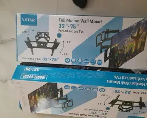 Full Motion TV Wall Mount For 32-75 Inch TVS With Dual Arms