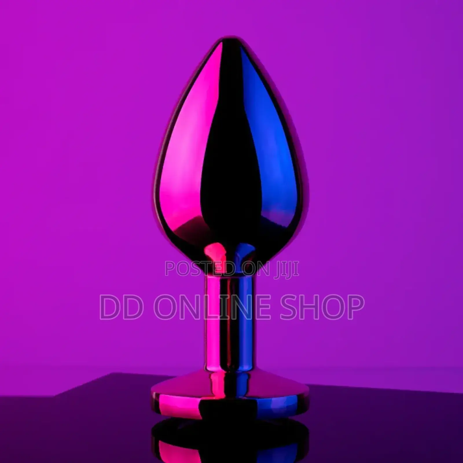 Silver Metal Butt Plug