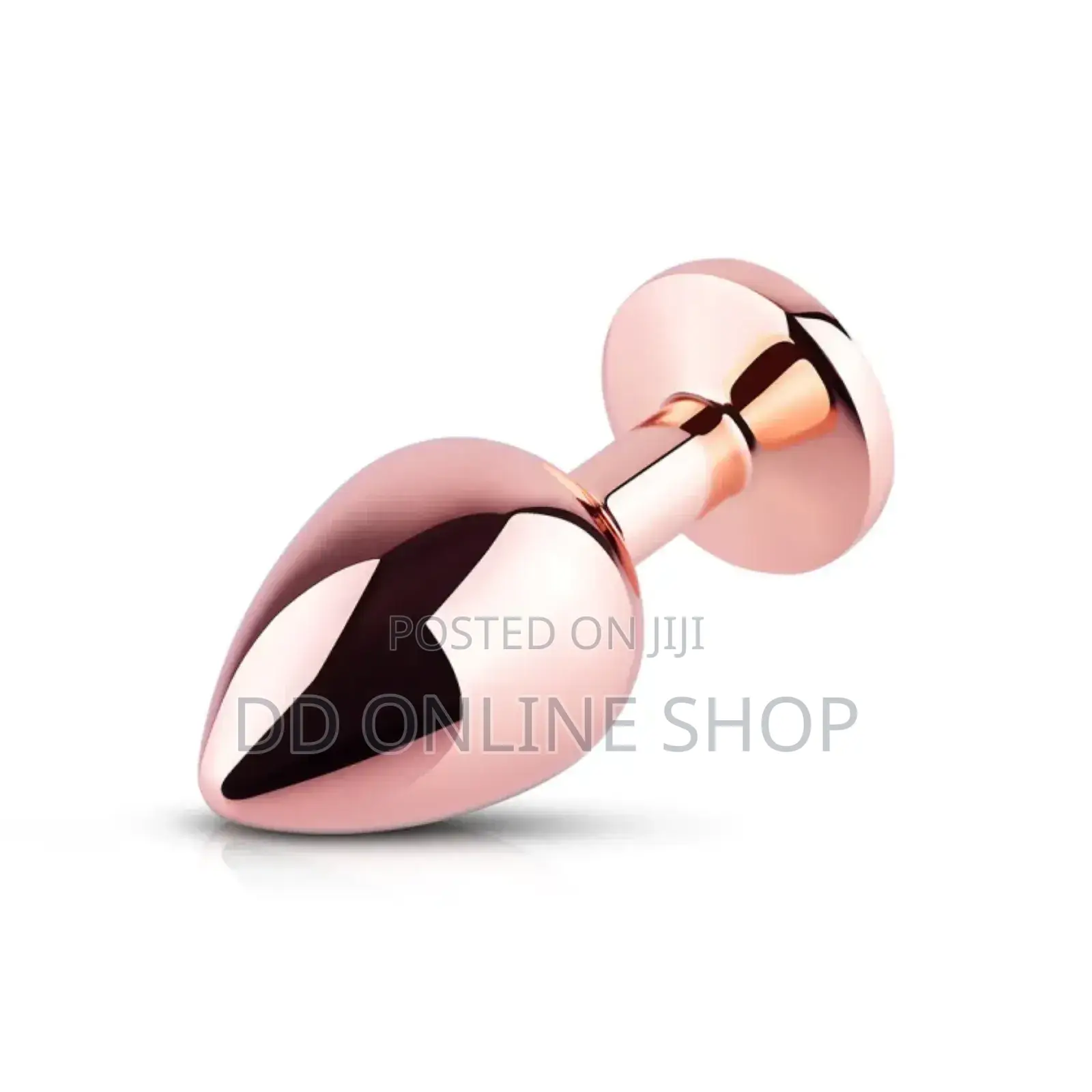 Silver Metal Butt Plug