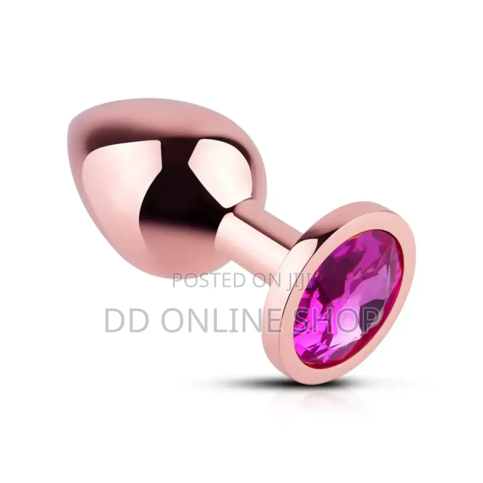 Silver Metal Butt Plug