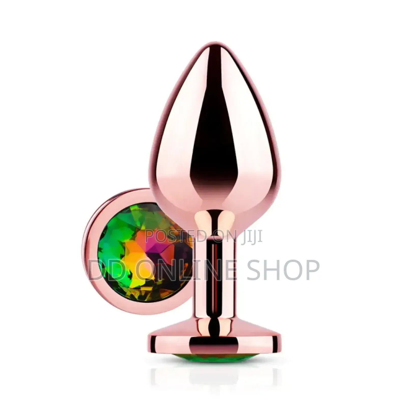 Silver Metal Butt Plug
