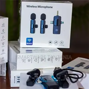 Wireless Lavalier Microphone With 3-in-1 Receiver Mic