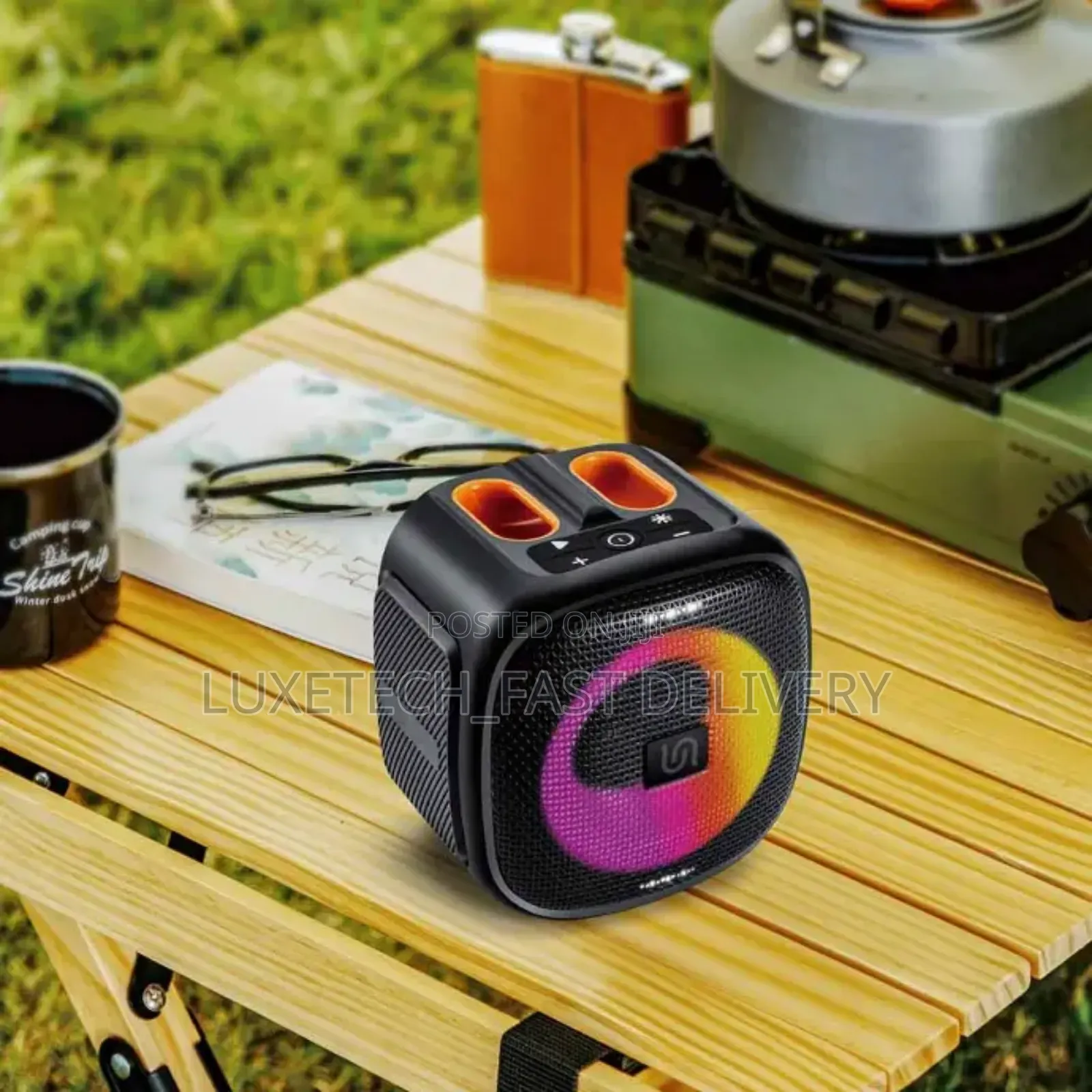 Soundtec by Porodo Flash RGB Portable Bluetooth Speaker 16W
