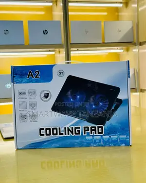 Heat-dissipating Laptop Cooling Pad With Turbo Fan And Light