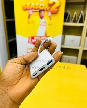 3-in-1 USB Type C To HDMI Adapter At 30hz Multiport HUB