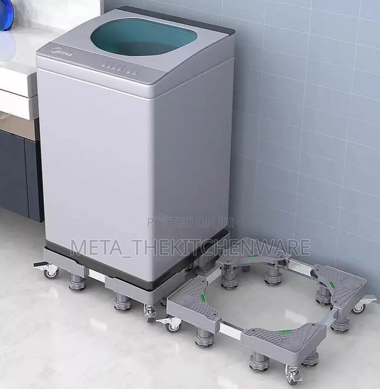 Fridge and Washing Machine Stand(4wheels + 8feet)46-66cm